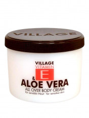 Crema De Corp VILLAGE COSMETICS Cu Vitamina E Si Aloe Vera 500 ml foto