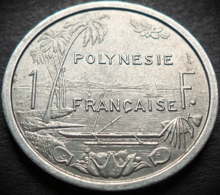 Moneda exotica 1 FRANC - POLYNESIE / POLINEZIA FRANCEZA, anul 1979 * Cod 3783