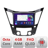 Navigatie Hyundai Sonata 2011-2015 B-259 Android Ecran QLED octa core 4+64 carplay android auto KIT-259+EDT-E309V3