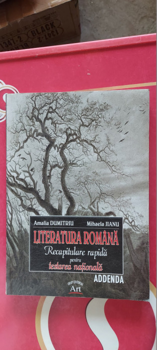 LITERATURA ROMANA RECAPITULARE RAPIDA PENTRU TESTAREA NATIONALA ADDENDA JIANU