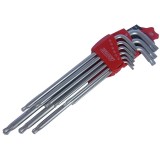 Set de 9 imbusuri Torx cu bila, Toolhub