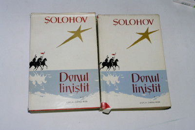 Donul linistit - Solohov - 2 vol. - Cartea rusa - 1960 foto