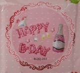 Set baloane folie Happy Birthday unicorn