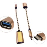 Cablu otg usb tip c, adaptor, 3.0, 15cm