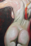 Galerie arta online Tablou nud femeie, pictura semnata, Tablou inramat, Natura, Ulei, Abstract