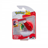 Pokemon - Set 2 figurine Clip n Go, (Snivy &amp; Poke Ball) S13