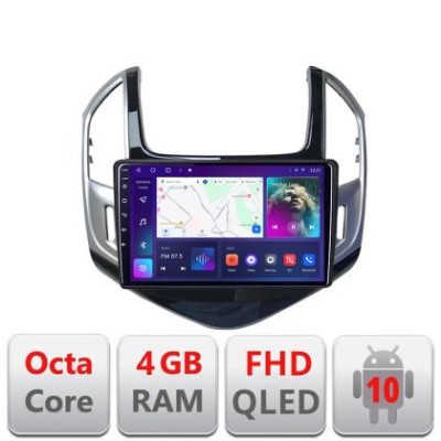 Navigatie Chevrolet Cruze 2013- B-1267 Android Ecran QLED octa core 4+64 carplay android auto KIT-1267+EDT-E309V3 CarStore Technology foto