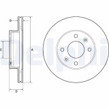DELPHI BG3935C Disc frana