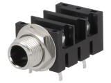 Soclu Jack 6,3mm Mono cu &Icirc;ntrerupător Dublu
