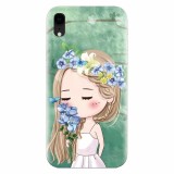 Husa silicon pentru Apple Iphone XR, Girl