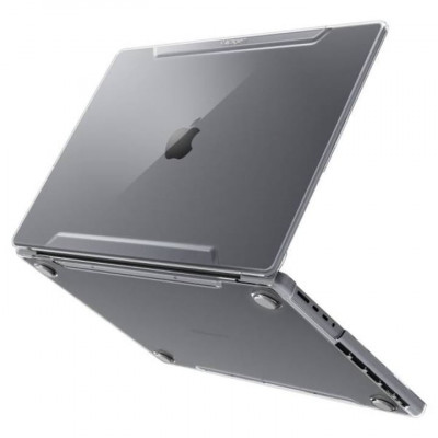 Carcasa laptop Thin Fit pentru Macbook Pro 16 2021-2022, Spigen, Policarbonat, Transparent foto