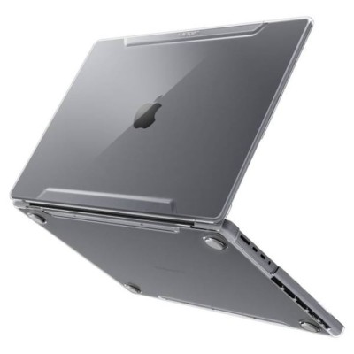 Carcasa laptop Thin Fit pentru Macbook Pro 14 2021-2022, Spigen, Policarbonat, Transparent foto