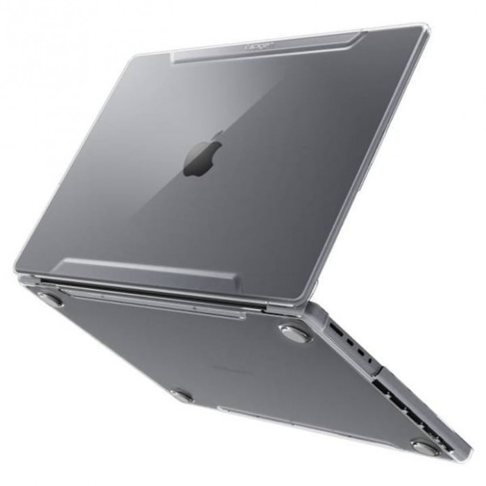 Carcasa laptop Thin Fit pentru Macbook Pro 16 2021-2022, Spigen, Policarbonat, Transparent