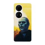 Husa compatibila cu Huawei Nova Y70 model Day of the Dead, Silicon, TPU, Viceversa, Transparent, Carcasa