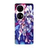 Husa compatibila cu Huawei Mate 40 Pro model Gurren Lagann Anime, Silicon, TPU, Viceversa, Transparent, Carcasa