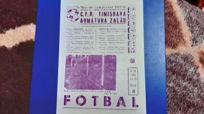 program CFR Timisoara - Armatura zalau foto