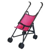 Carucior pentru papusi, Luna Toys, Baby Trolley Series, Roz, 26 x 48 x 52 cm