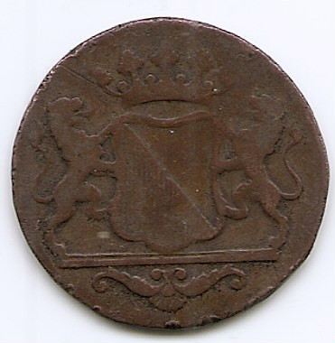 Indiile de Est Olandeze Dubbele Duit 1790 - (Utrecht) Cupru, 25.6 mm KM-118