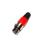 Mufa XLR mama rosu, Oem
