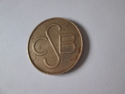 Jeton Clubul Studentilor Bucuresti anii 50 foto