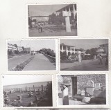 Bnk foto Mangalia - 1972 - lot 5 fotografii, Alb-Negru, Romania de la 1950, Cladiri