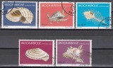 Mozambic 1980 - Ziua Timbrului - Scoici, Serie scurtă, Stampilat