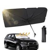 Parasolar Auto pentru Parbriz Umbrela cu Husa 140x78cm
