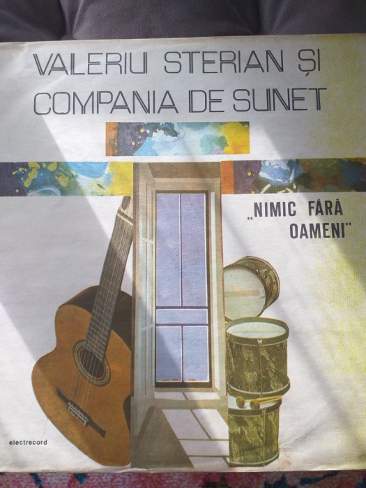 Valeriu Vali Sterian vinil vinyl "Nimic fără oameni"-1989 LP