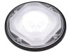 Lentilă LED Rotundă Silicon Neagră Transparentă