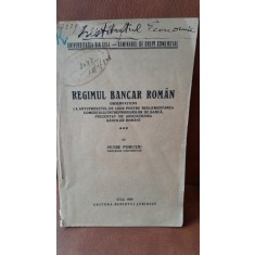 Regimul bancar roman - Petre Porutiu