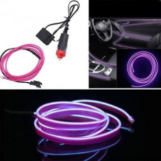 Fir neon flexibil de bord violet foto