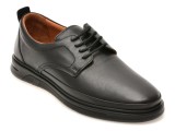 Pantofi OTTER negri, KC70998, din piele naturala