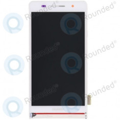 Capac frontal modul display Huawei Ascend P6 + LCD + digitizer alb