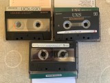 Lot 3 Casete SONY CrO2 - Inregistrate o singura data - 22