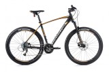 MTB Leader Fox Sonora 27.5, 24 Viteze, Frane Hidraulice Tektro, Furca Hidraulica Zoom, Cadru Aluminiu, Negru/Portocaliu, Cadru 20