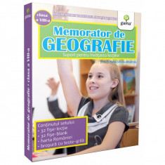 Memorator de geografie. Clasa a VIII-a - Elena-Simona Albastroiu foto