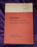 Cumpara ieftin Anuarul Institutului de Cercetari Etnologice si Dialectologice seria A3 1981