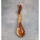 Lingură șerpuită din lemn de măslin 30 cm
