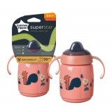 Cana Sippee cu protectie Bacshiled&trade; pentru +6 luni Roz, 300ml, Tommee Tippee