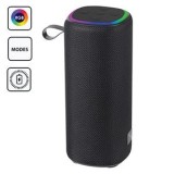 Boxa portabila Bluetooth cu LED RGB si Radio FM, 10W, Negru, CMCLASS