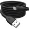 Cablu USB 2.0 DIGITUS negru 1m Apple Lightning - USB A nichelat