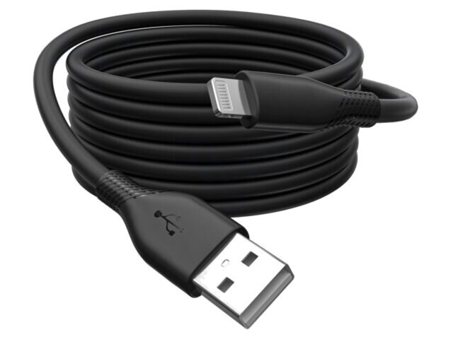 Cablu USB 2.0 DIGITUS negru 1m Apple Lightning - USB A nichelat