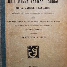 Dictionnaire des huit mille verbes usuels de la langue francaise