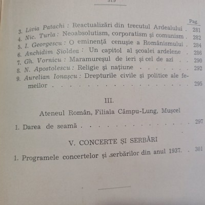 ANUARUL ATENEULUI ROMAN PENTRU 1937- GH.ADAMESCU-1938 S4 foto