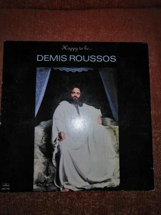 Demis Roussos Happy to be Gatefold Mercury 1976 France vinil vinyl VG+