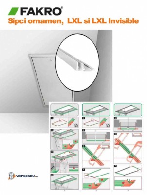 Sipci ornamen, Fakro, LXL si LXL Invisible foto