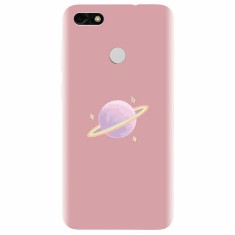 Husa silicon pentru Huawei P9 Lite mini, Saturn On Pink foto