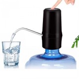 Pompa Apa Electrica USB W02, Portabila, Bidoane 1.5-19L, Camping, Picnic, ABS, 1500ml/min, Alb/Negru
