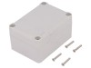 Carcasă Universală KRADEX ABS IP65 cu Bucșă din Alamă Gri 50x70x36mm