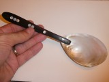 LINGURA din SIDEF si SCOICA - Servit Icre sau Caviar - Facuta Manual - Vintage !